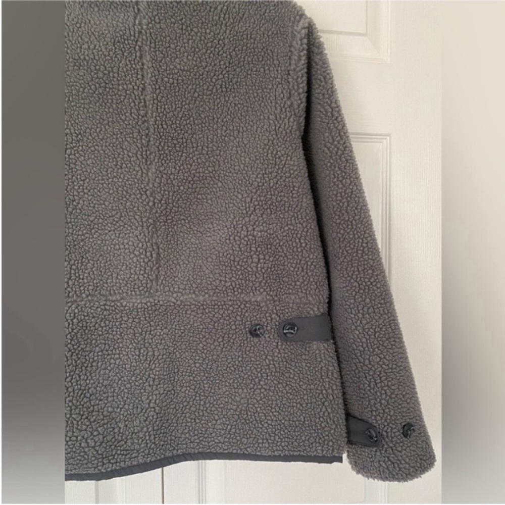 Patagonia Jacket Sharpa Full Zip Divided Sky Fleece Jacket Grey size Small - Picture 11 of 16